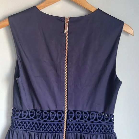 TED BAKER Dayzey Lace Paneled Dress - Picture 6 of 16